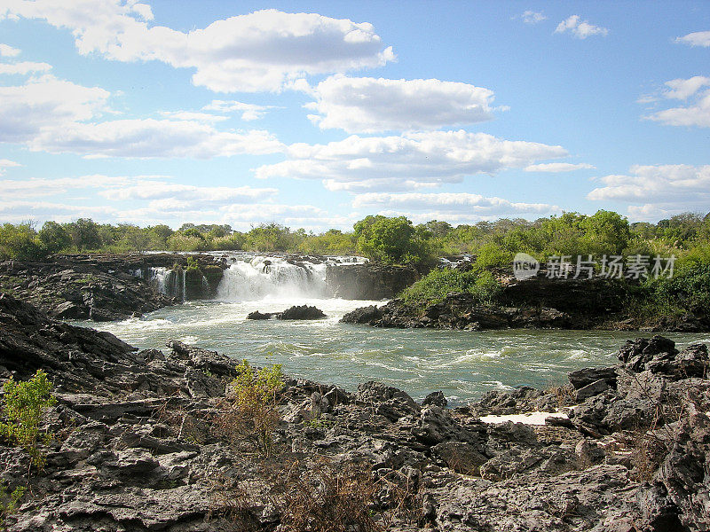 Sioma Falls，赞比亚，非洲